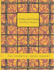 Cover of: Troilus and Criseyde (Large Print Edition) by Geoffrey Chaucer