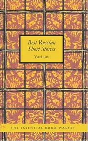 Cover of: Best Russian Short Stories by Various