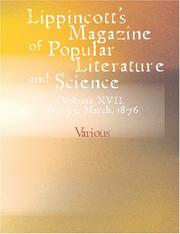 Cover of: Lippincott/s Magazine of Popular Literary Collections and Science (Large Print Edition) | Various