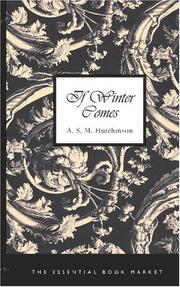 Cover of: If Winter Comes by A. S. M. Hutchinson