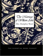 Cover of: The Marriage of William Ashe (Large Print Edition)