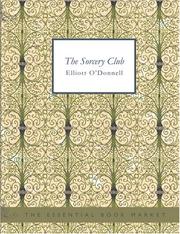 Cover of: The Sorcery Club (Large Print Edition) by Elliott O'Donnell