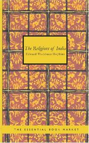 Cover of: The Religions of India Volume 1 by Edward Washburn Hopkins