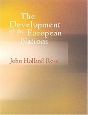 Cover of: The Development of the European Nations (Large Print Edition): 1870-1914