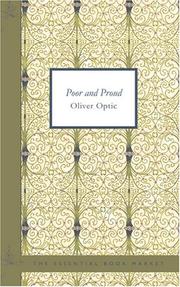 Cover of: Poor and Proud: or the Fortunes of Katy Redburn by Oliver Optic