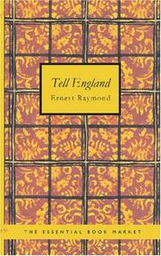 Cover of: Tell England by Ernest Raymond