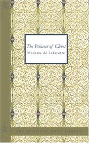Cover of: The Princess of Cleves by Madame de La Fayette