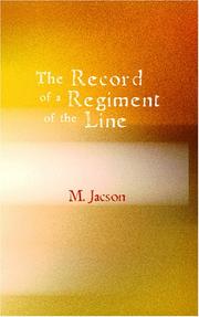Cover of: The Record of a Regiment of the Line by M. Jacson