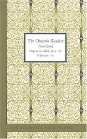 Cover of: The Ontario Readers by Ontario. Ministry of Education., Ontario. Ministry of Education.