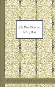 Cover of: The Poor Plutocrats by Jókai, Mór