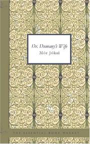 Cover of: Dr. Dumany &apos;s Wife