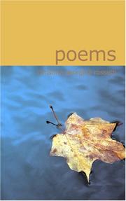 Cover of: Poems (Rossetti) by Christina Georgina Rosetti