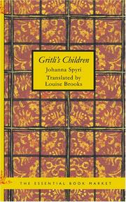 Cover of: Gritli's Children by Hannah Howell