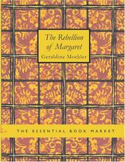 Cover of: The Rebellion of Margaret (Large Print Edition) | Geraldine Mockler