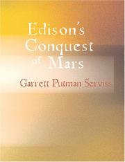 Cover of: Edison\'s Conquest of Mars (Large Print Edition) by Garrett Putman Serviss, Garrett Putman Serviss