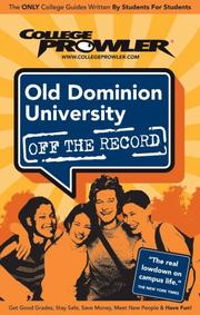 Cover of: Old Dominion University by Brandon Webb