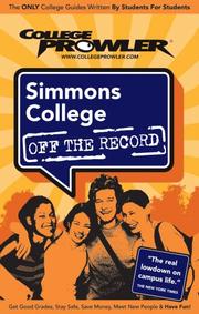 Cover of: Simmons College