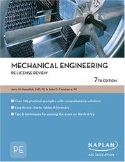 Cover of: Mechanical Engineering PE License Review