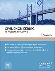 Cover of: Civil Engineering PE Problems & Solutions by James Banks, Braja M. Das, Bruce Larock, Thomas Nelson, Alan Williams