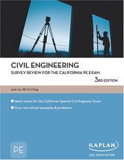 Cover of: Civil Engineering Survey Review for the California PE Exam