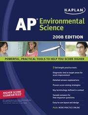 Cover of: Kaplan AP Environmental Science, 2008 Edition (Kaplan Ap Enviromental Science) by Dora Barlaz, Craig Freudenrich, Jane Gardner