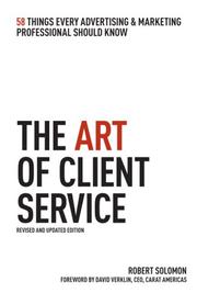 Cover of: The Art of Client Service by Robert Solomon