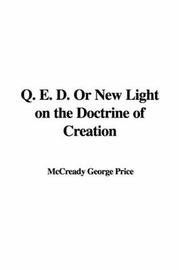 cover of Q. E. D. or New Light on the Doctrine of Creation