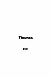 Cover of: Timaeus by Πλάτων