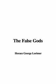 Cover of: The False Gods
