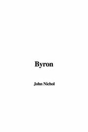 Cover of: Byron | John Nichol