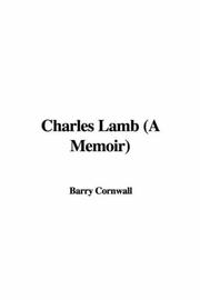 Cover of: Charles Lamb | Barry Cornwall