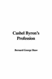 Cover of: Cashel Byron's Profession by George Bernard Shaw