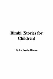 Cover of: Bimbi by Ouida