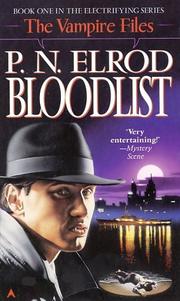Cover of: Bloodlist (Vampire Files (Paperback))