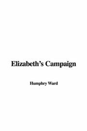 Cover of: Elizabeth's Campaign