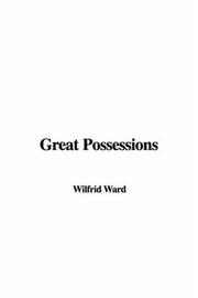 Cover of: Great Possessions