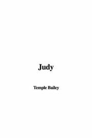 Cover of: Judy by Temple Bailey