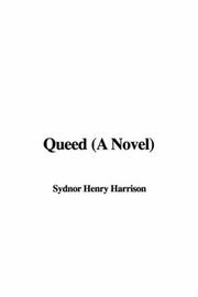 Cover of: Queed (A Novel) by Henry Sydnor Harrison