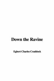 Cover of: Down the Ravine