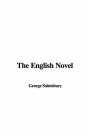 Cover of: The English Novel by George Saintsbury