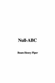 Cover of: Null-ABC by H. Beam Piper