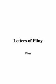 Cover of: Letters of Pliny by Pliny the Younger