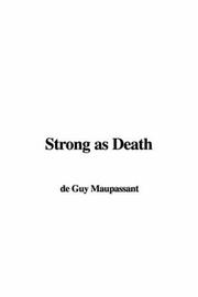 Cover of: Strong as Death
