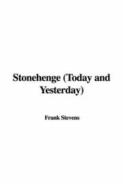 Cover of: Stonehenge (Today and Yesterday)