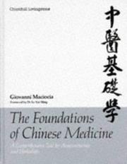 Cover of: Foundations of Chinese Medicine by Giovanni Maciocia