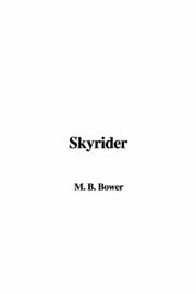 Cover of: Skyrider by Bertha Muzzy Bower