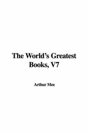 Cover of: The World's Greatest Books, V7