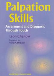 Cover of: Palpation Skills: Assessment and Diagnosis Through Touch