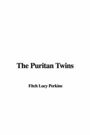 Cover of: The Puritan Twins