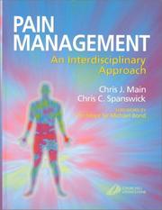 Cover of: Pain Management by Chris J. Main, Chris C. Spanswick